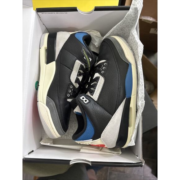 New Size 7.5 Air Jordan 3 Retro OG Rare Air Ebay Authenticated IB8967 004 main image 7